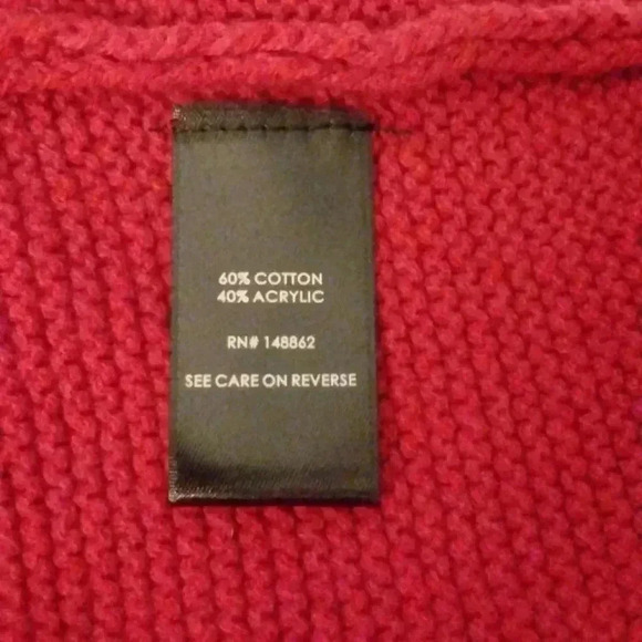 Torrid -Red Cable Knit Sweater - Picture 5 of 8